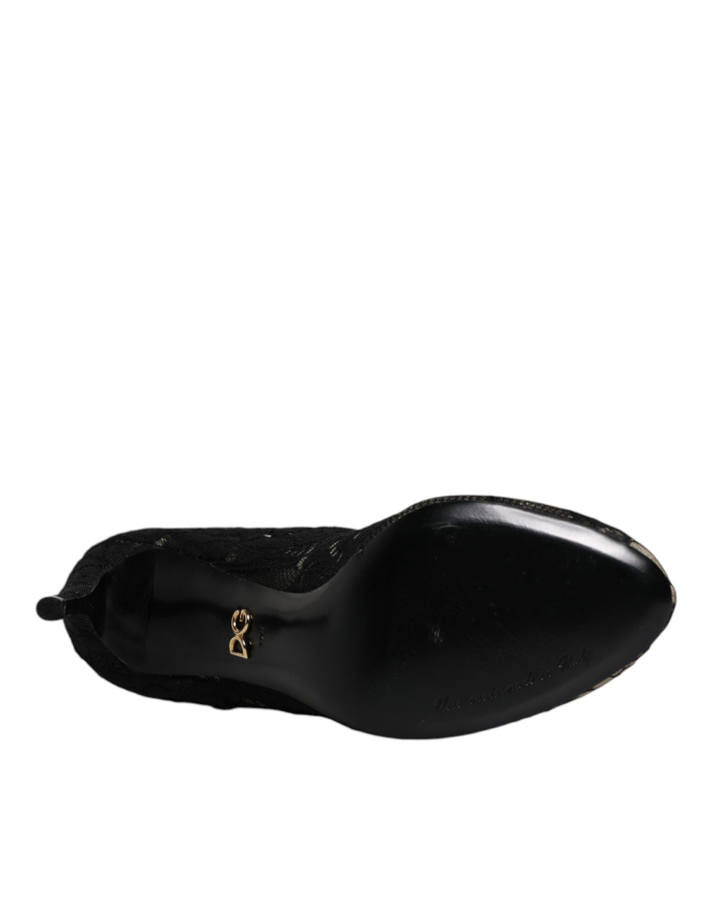 Schwarze Stiefeletten mit Stretch-Absatz und Spitze