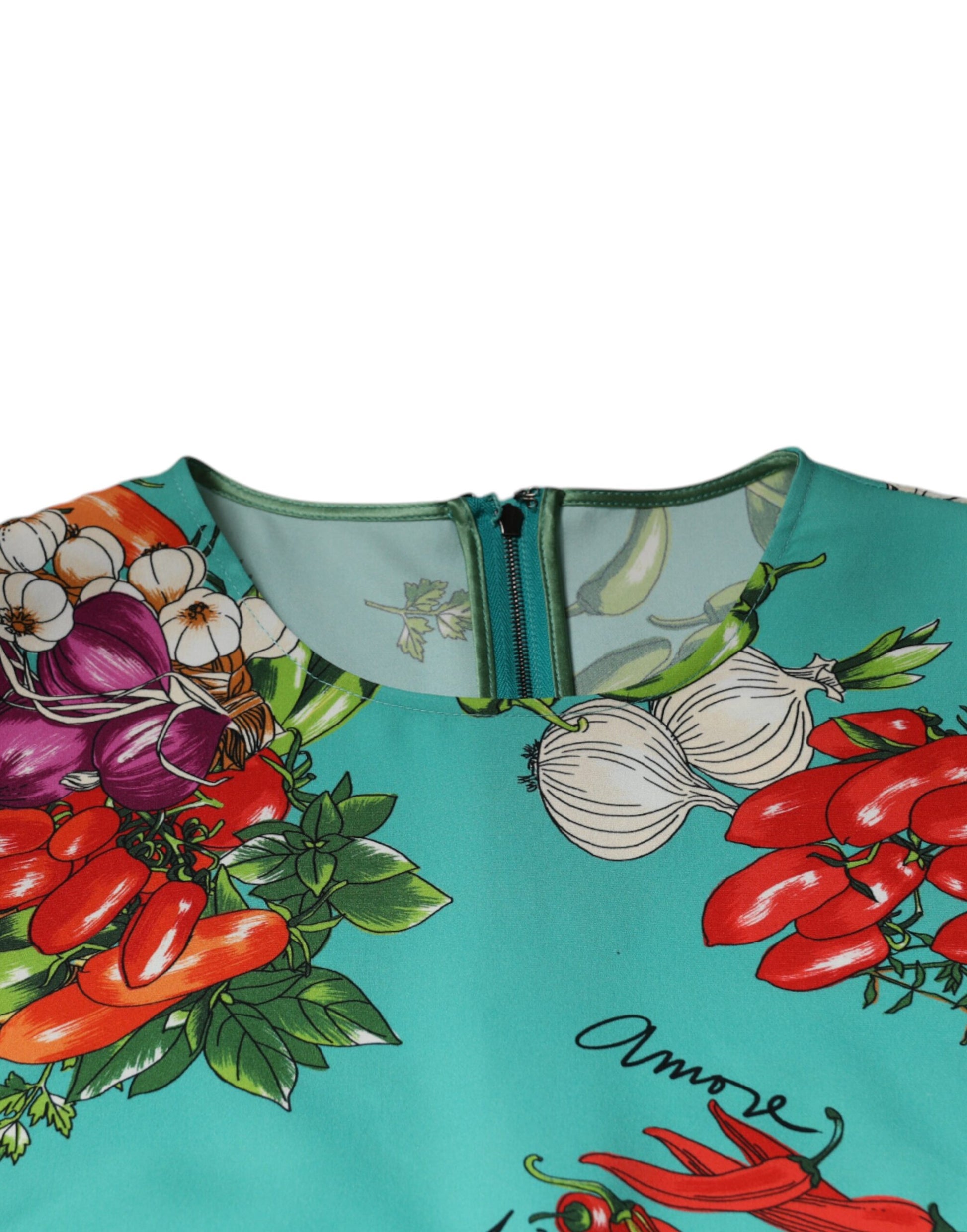 Ärmelloses Tanktop mit buntem Gemüse