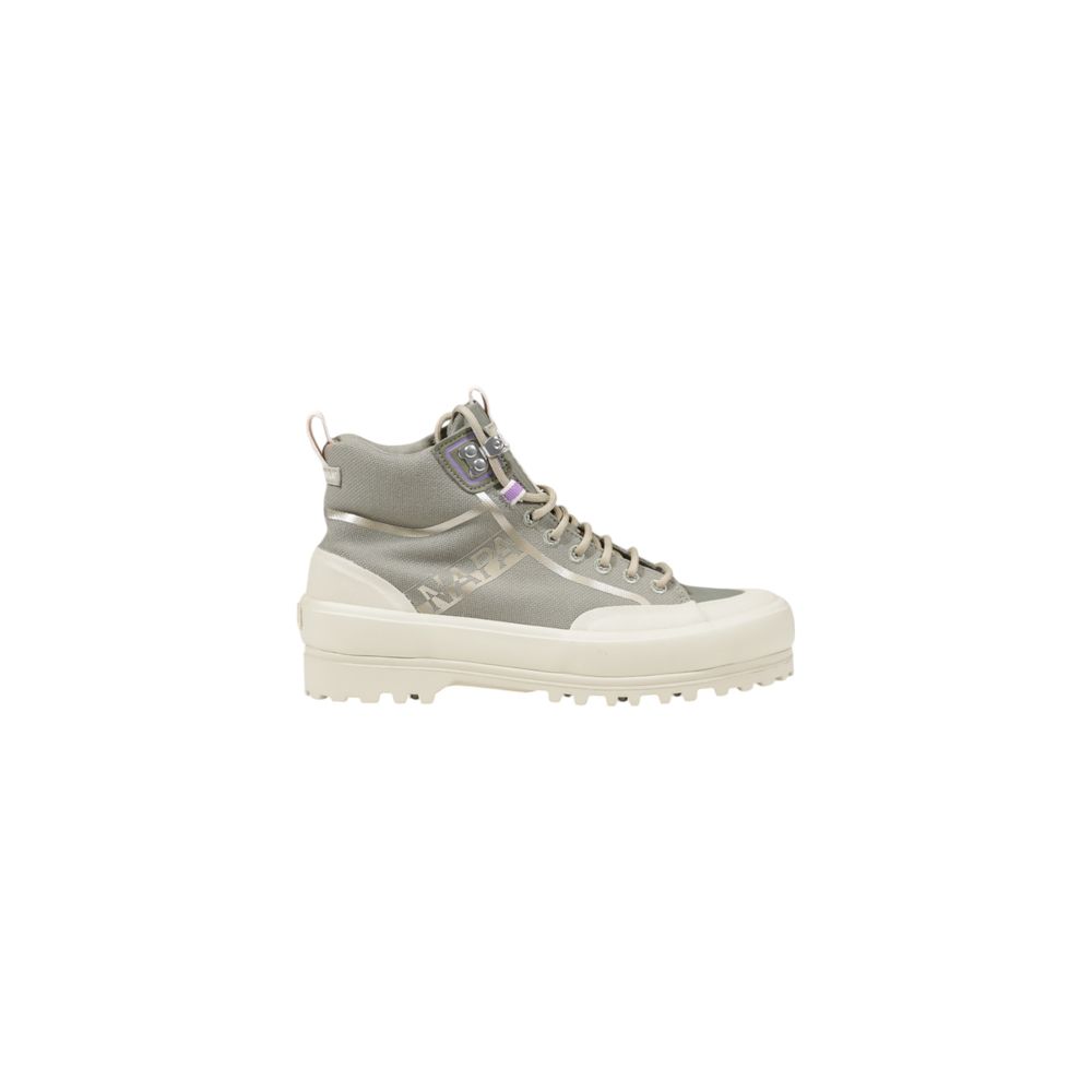 Grüner Stoff-Sneaker