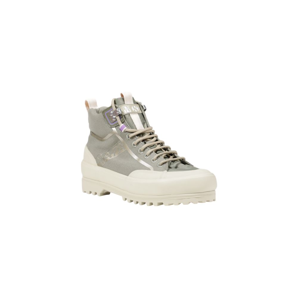 Grüner Stoff-Sneaker