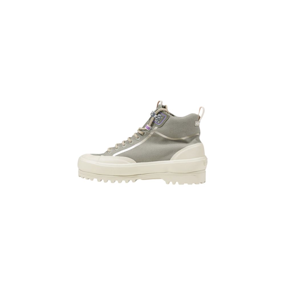 Grüner Stoff-Sneaker