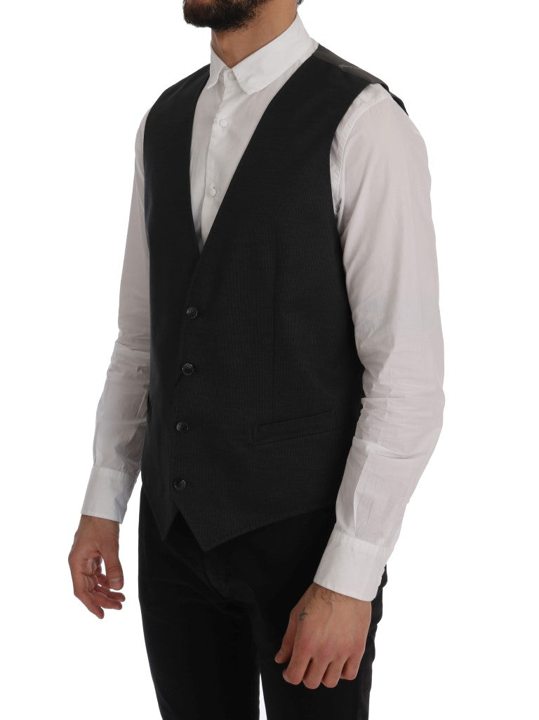 Graue Weste aus Baumwoll-Rayon von STAFF