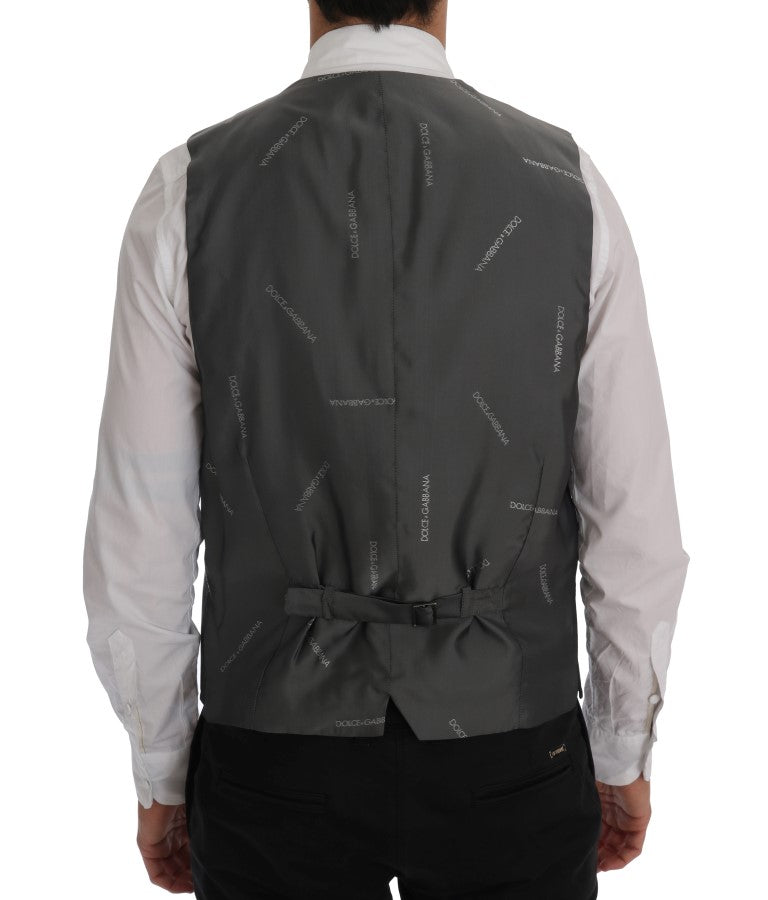 Graue Weste aus Baumwoll-Rayon von STAFF