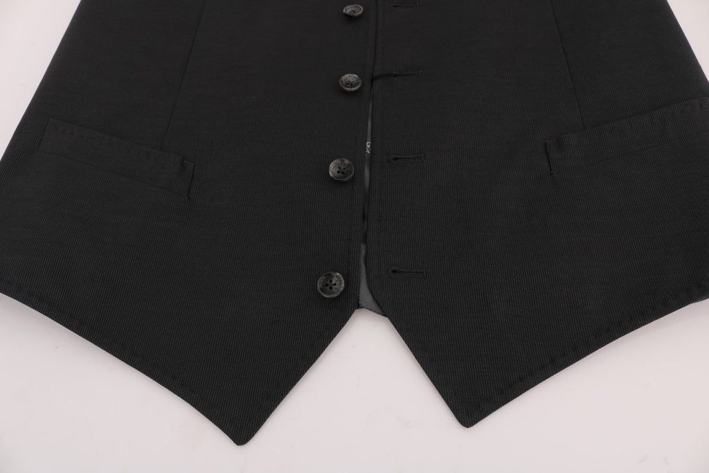 Graue Weste aus Baumwoll-Rayon von STAFF