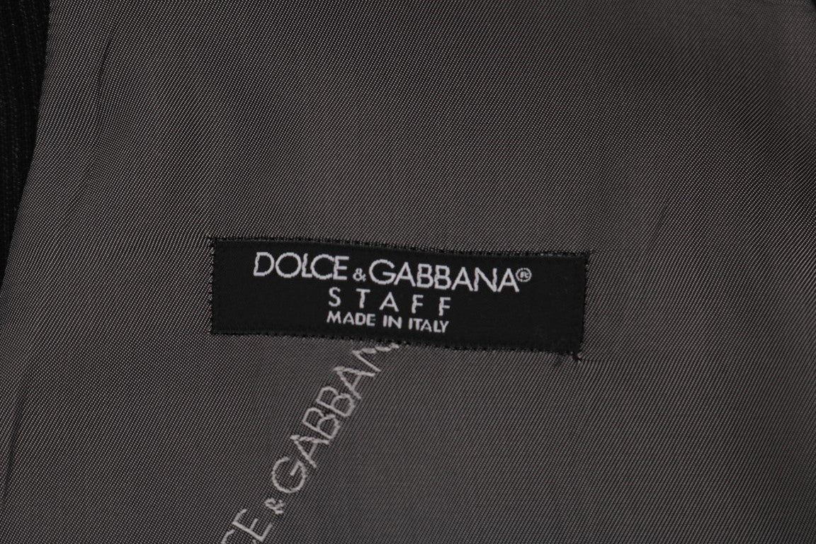 Schwarze STAFF-Weste aus Baumwoll-Rayon