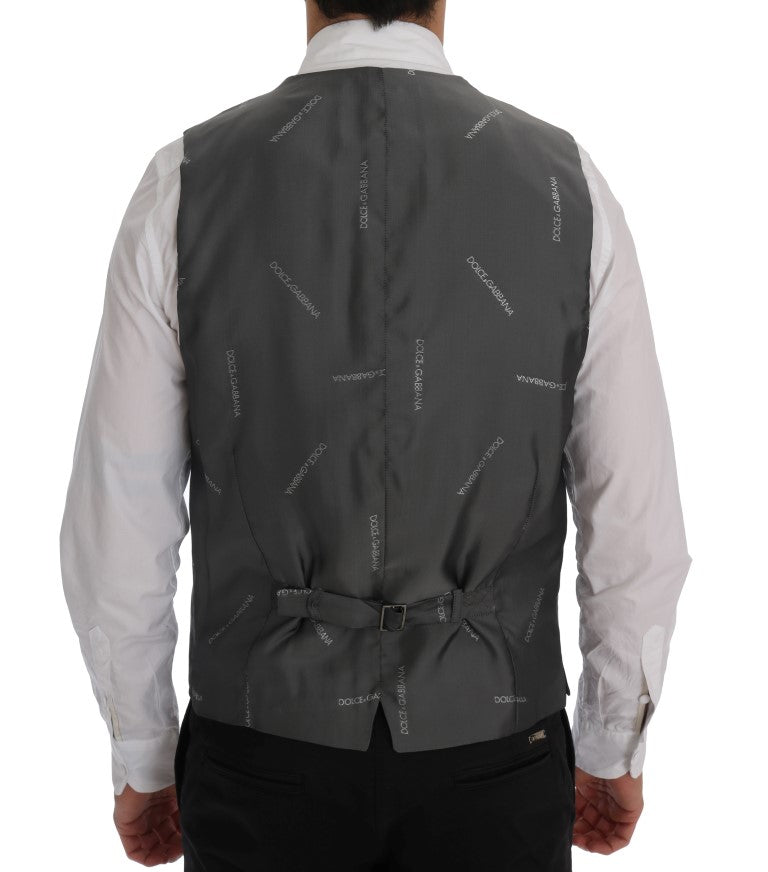 Graue Weste aus Baumwoll-Rayon von STAFF