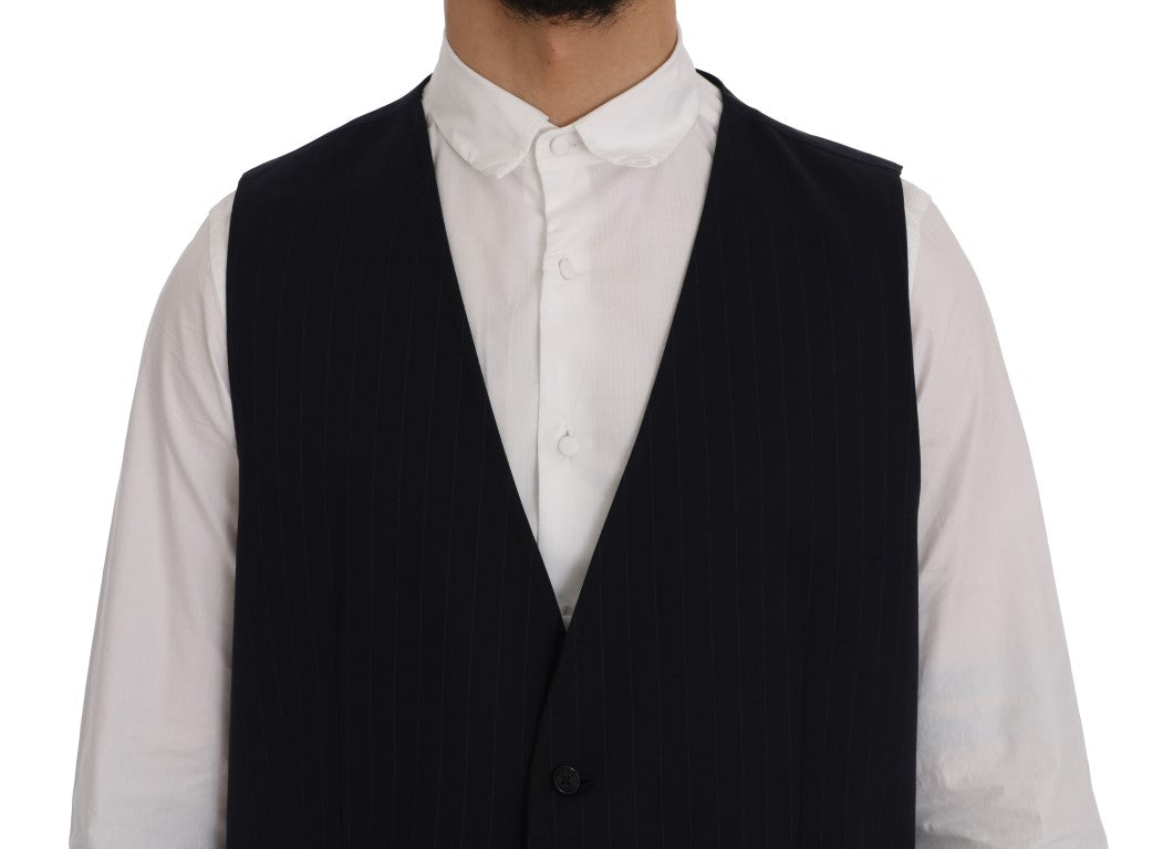 Blaue STAFF Wollstretchweste