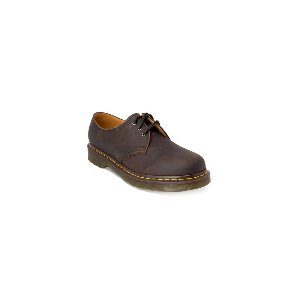 Braune Oxfords und Derbys aus Leder