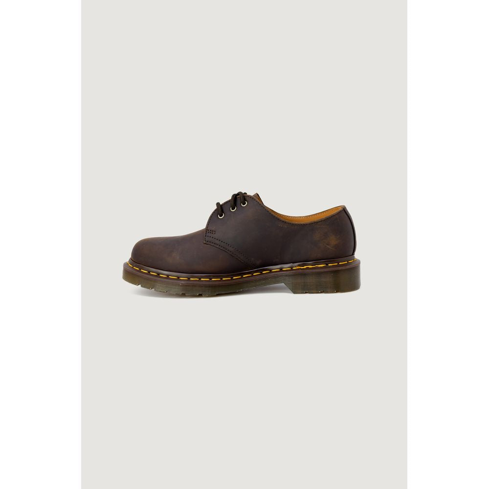 Braune Oxfords und Derbys aus Leder