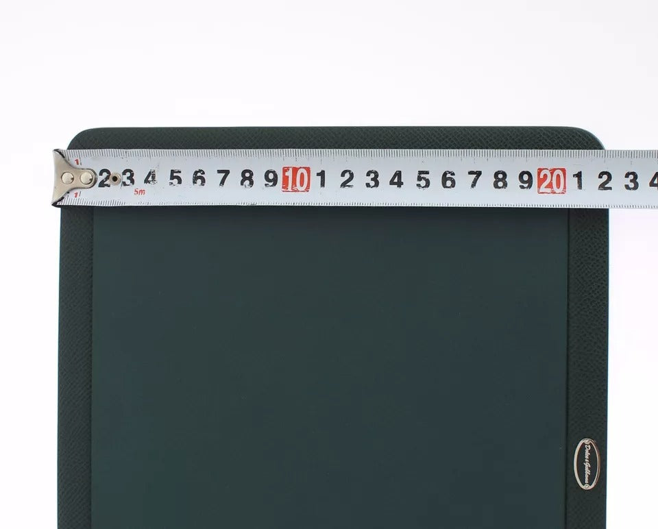 Grünes Leder-Mauspad