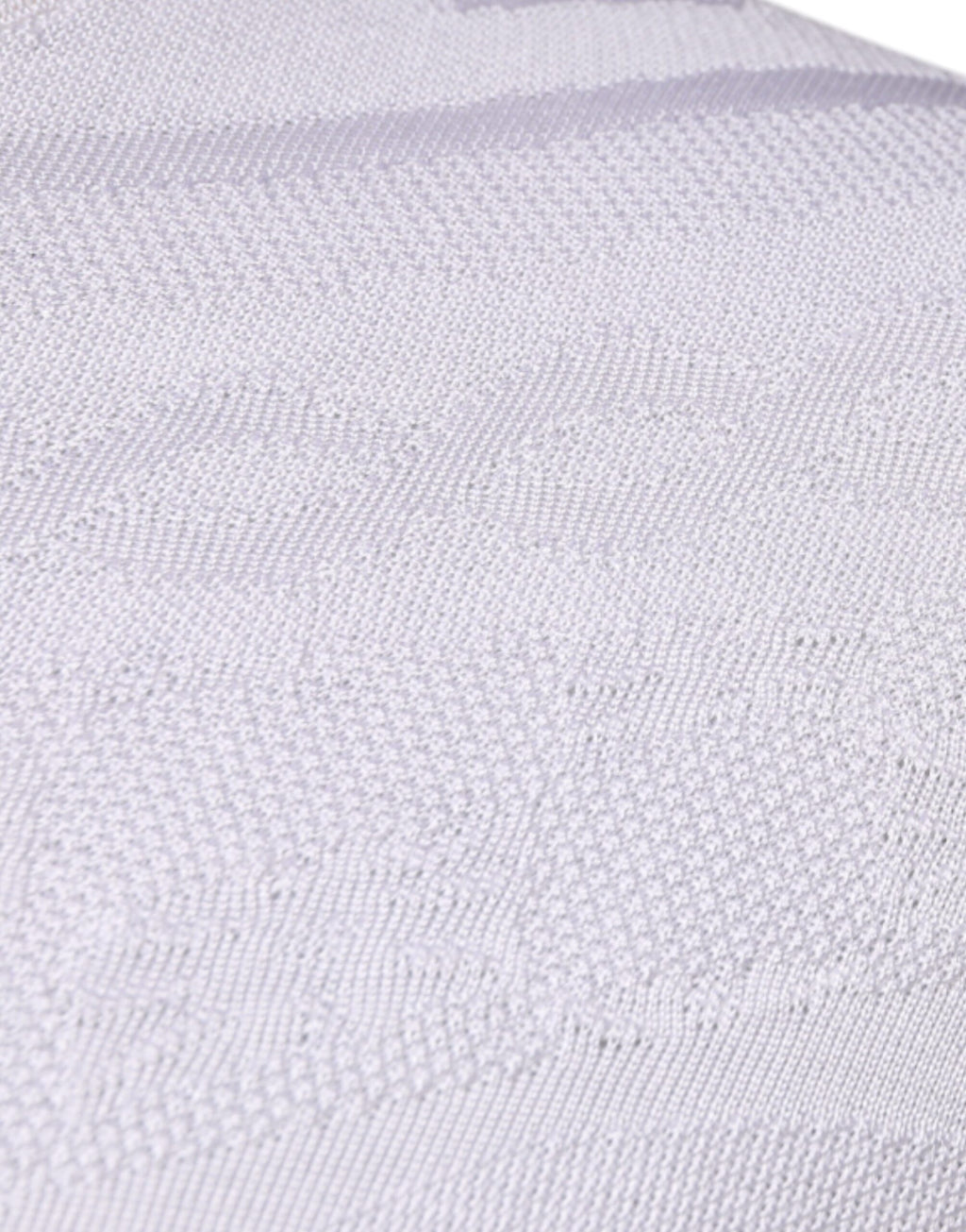 Weißer Herrenpullover aus Seide mit Rundhalsausschnitt