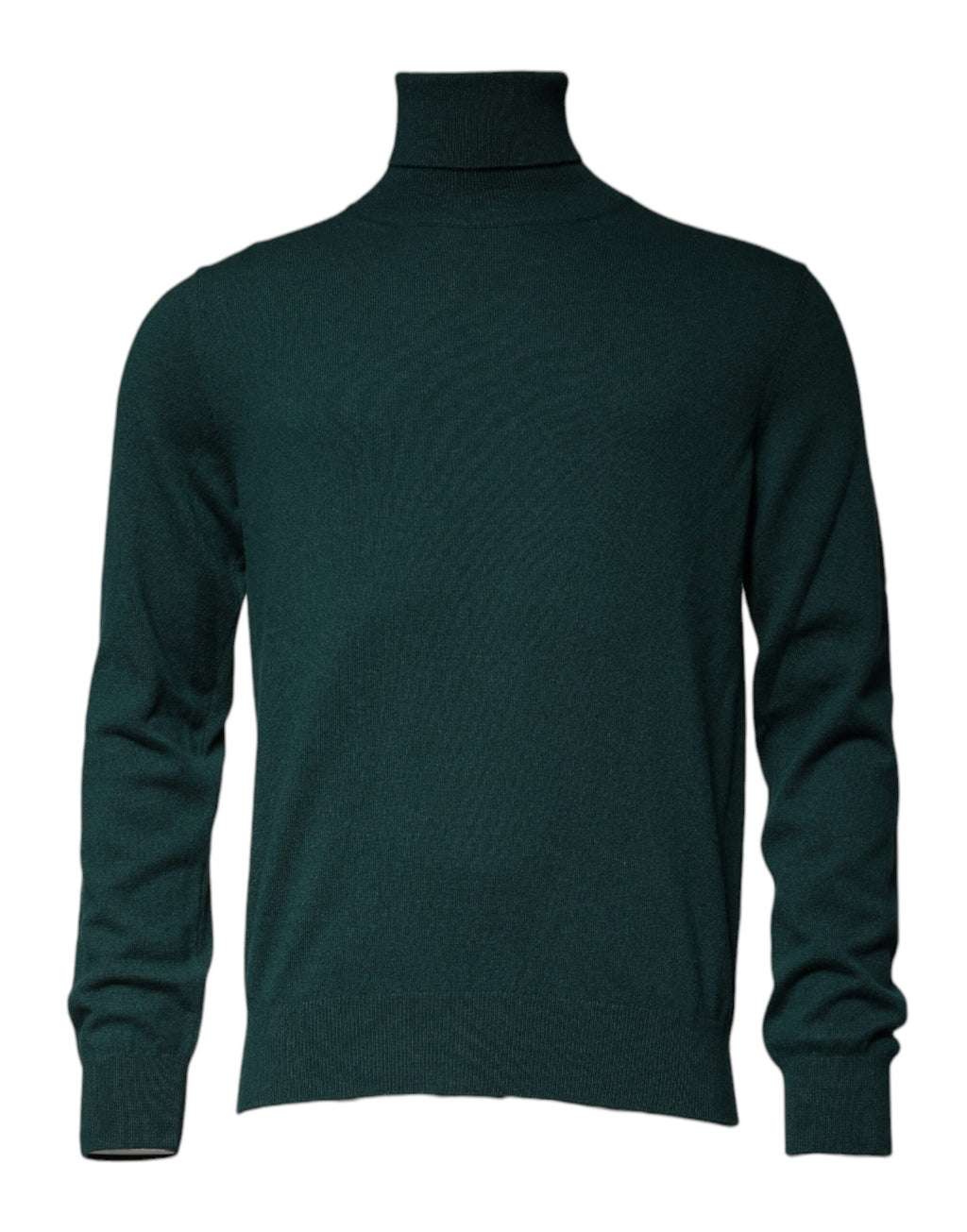 Grüner Kaschmir-Rollkragenpullover für Herren