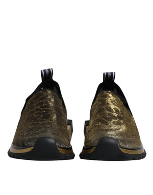 Sorrento Sneakers mit Leopardenmuster in Gold