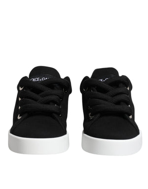 Schwarze Portofino Low Top Sneakers