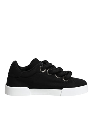 Schwarze Portofino Low Top Sneakers
