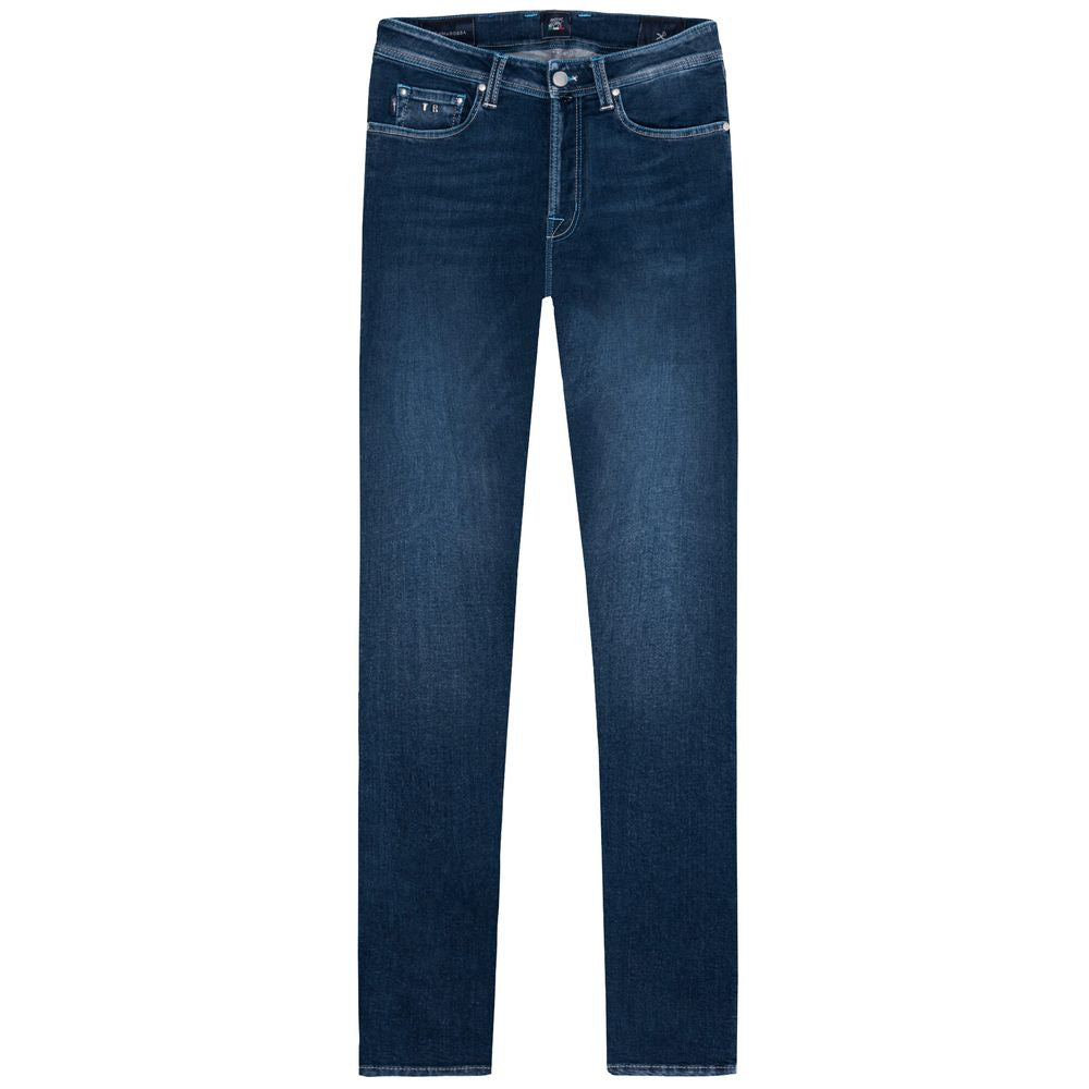 Blaue Baumwolljeans für Herren