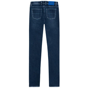 Blaue Baumwolljeans für Herren