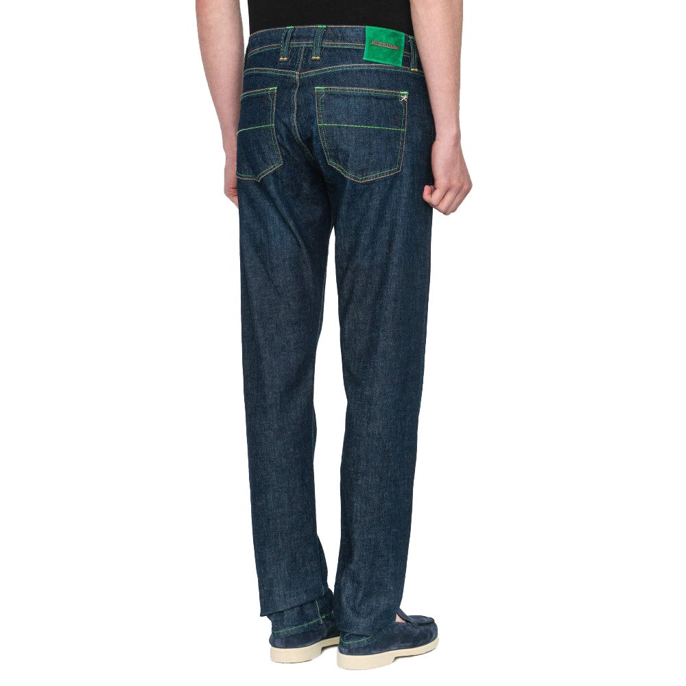 Blaue Jeans und Hose aus Baumwolle