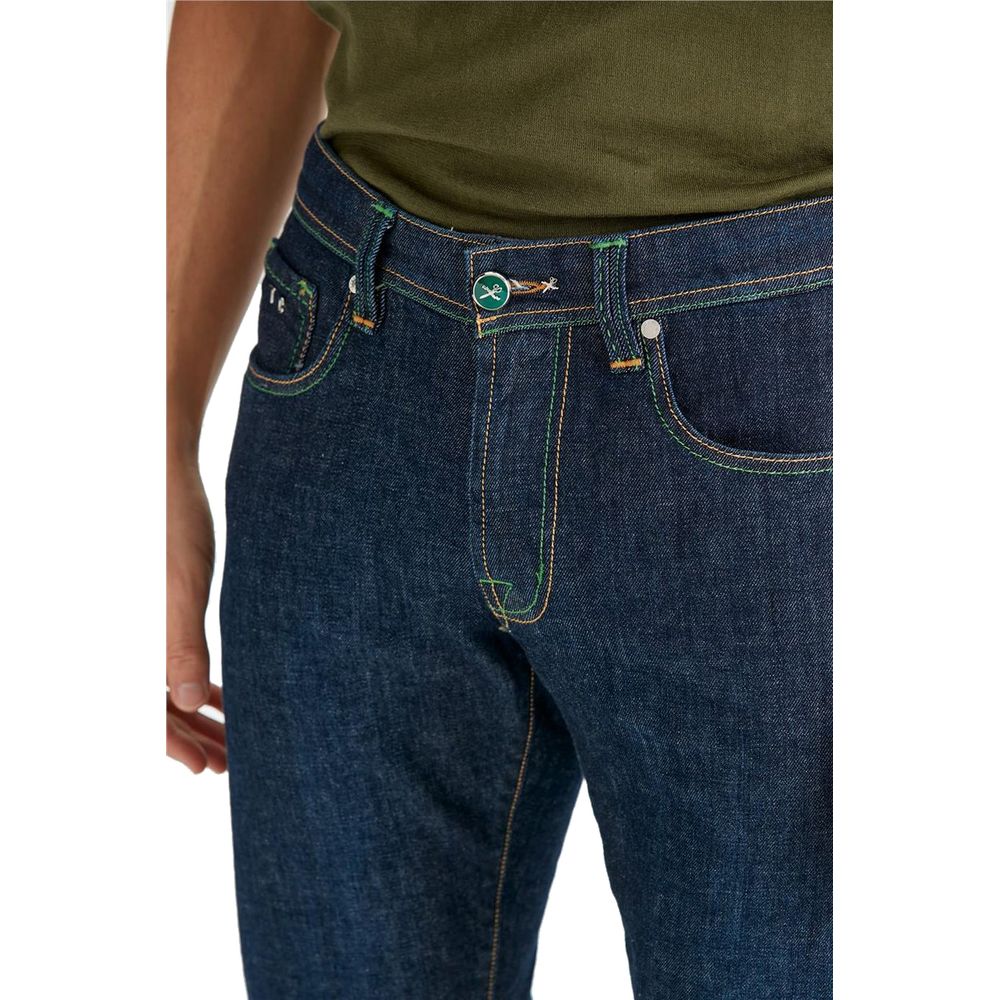 Blaue Jeans und Hose aus Baumwolle