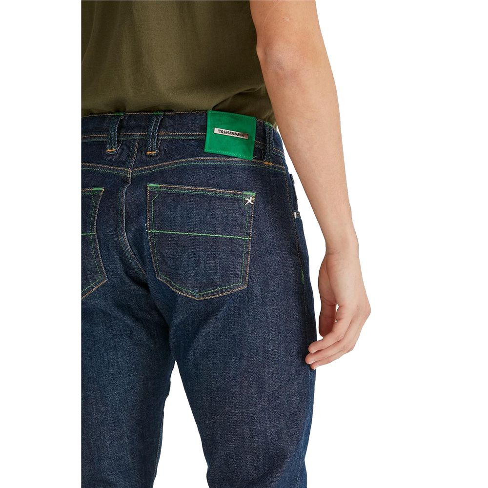 Blaue Jeans und Hose aus Baumwolle