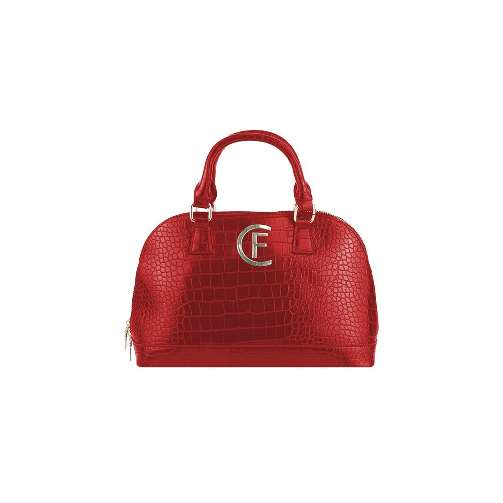 Rote Handtasche aus Polyethylen
