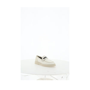 Beige Loafers Shoes
