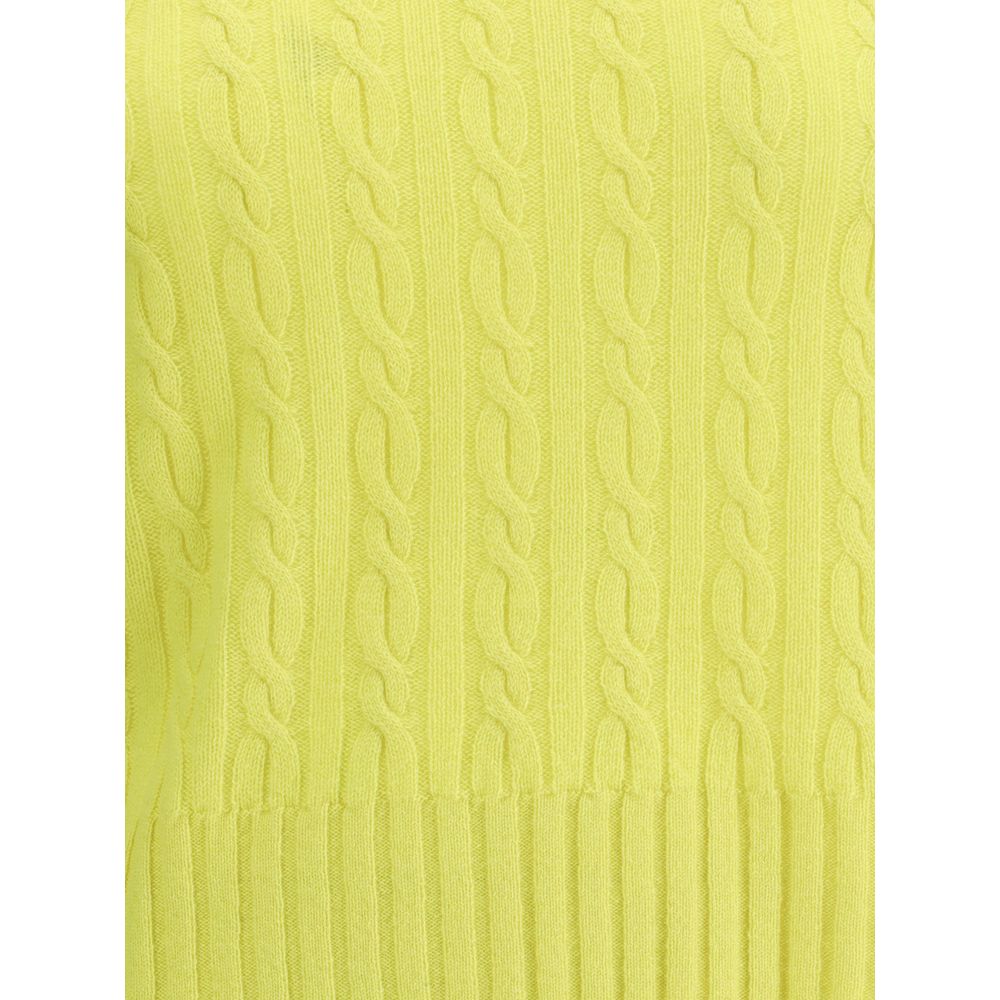 Geflochtener Kaschmirpullover