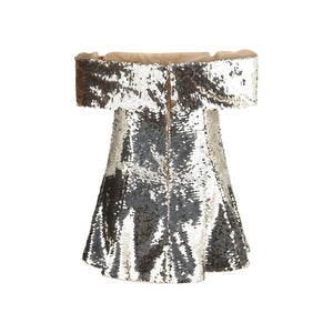 Schulterfreies Minikleid