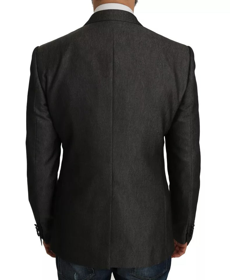 Grauer MARTINI 2-teiliger Weste-Mantel-Blazer