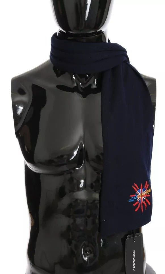 Blauer Wollschal #DGLovesLondon