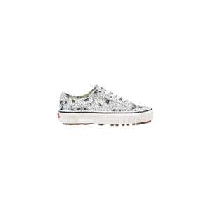 Blauer Textil-Sneaker