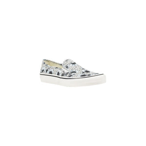 Blauer Ledersneaker