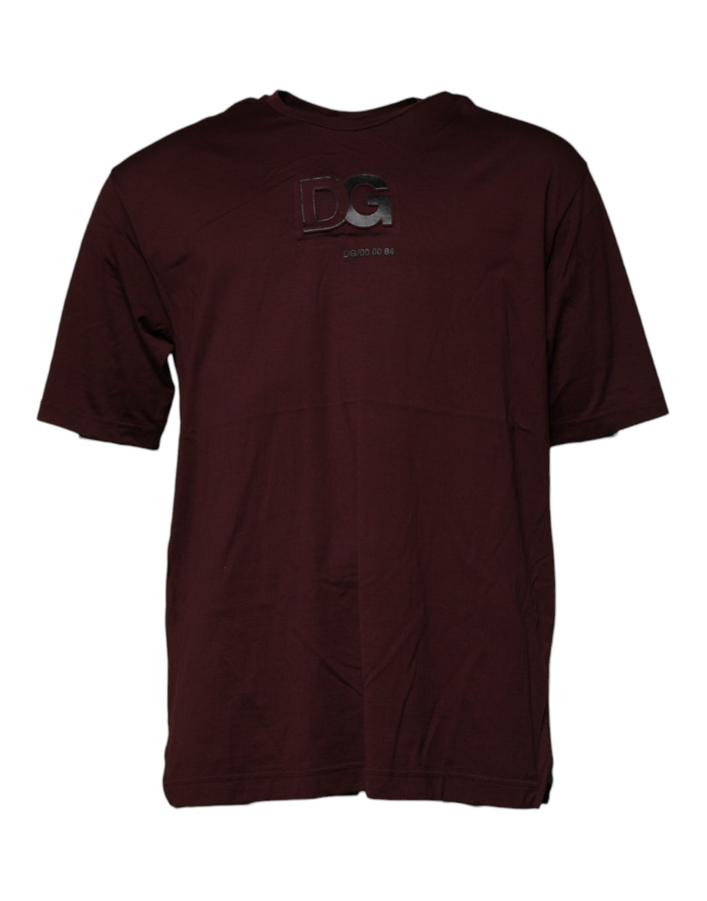 Braunes T-Shirt aus Baumwolle mit Rundhalsausschnitt und Logo-Print