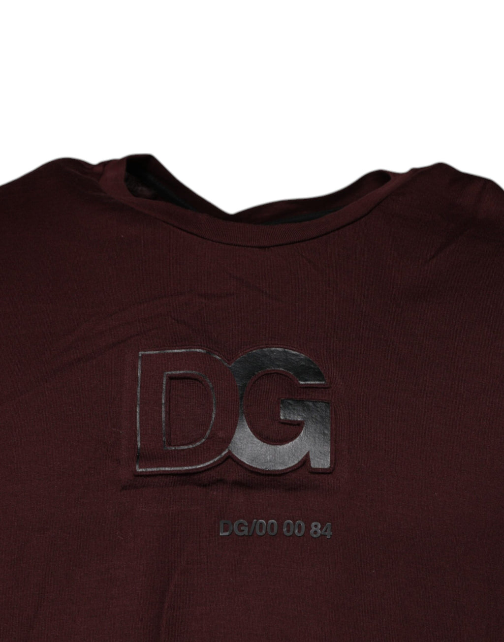 Braunes T-Shirt aus Baumwolle mit Rundhalsausschnitt und Logo-Print
