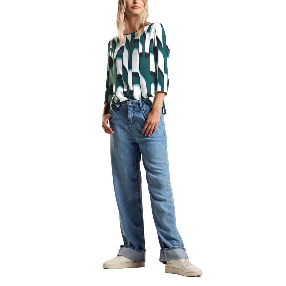 Grüne Viskosebluse