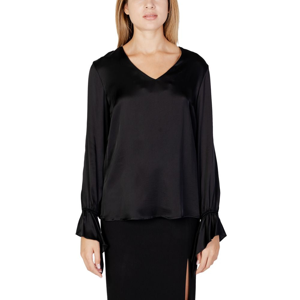 Black Viscose Blouse