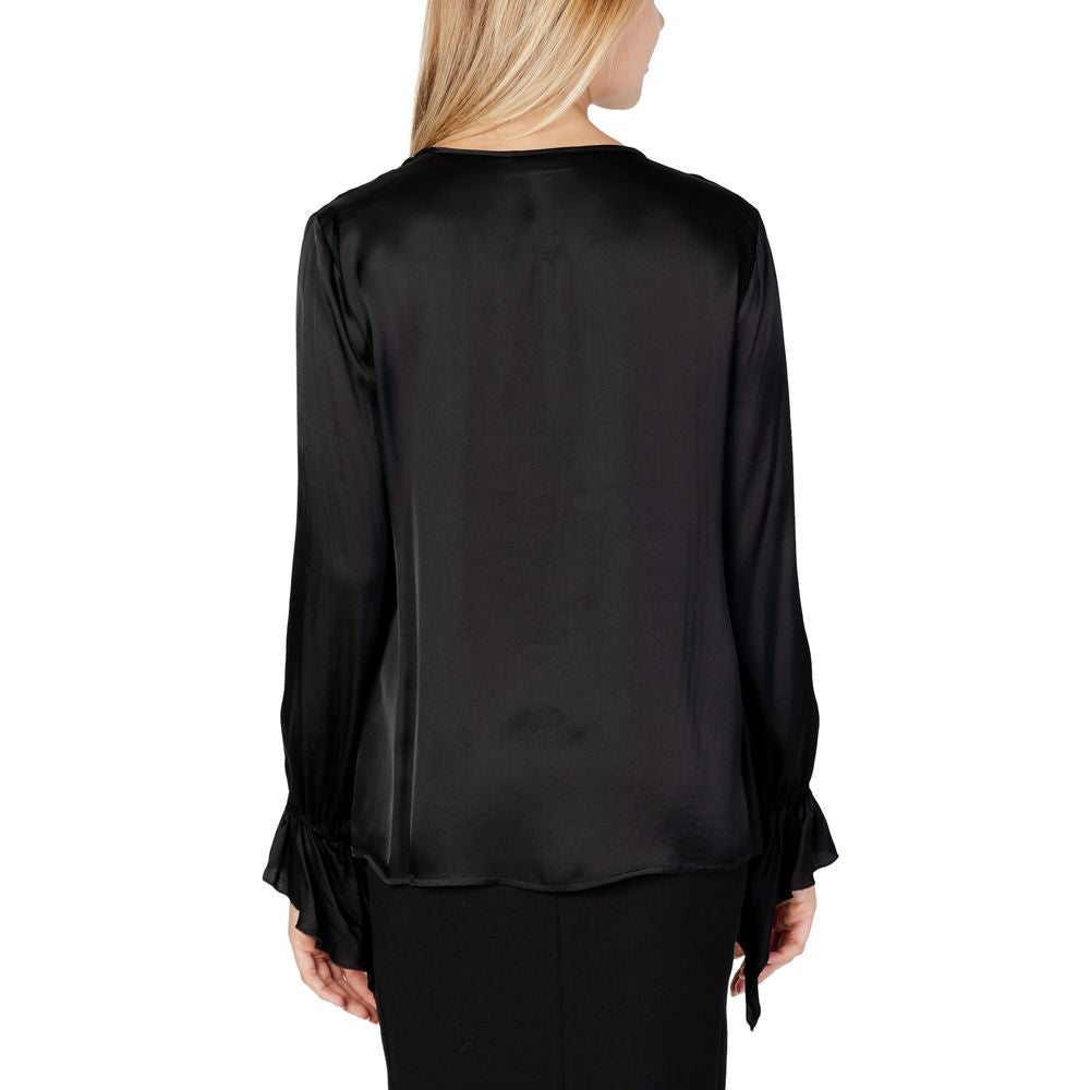 Black Viscose Blouse