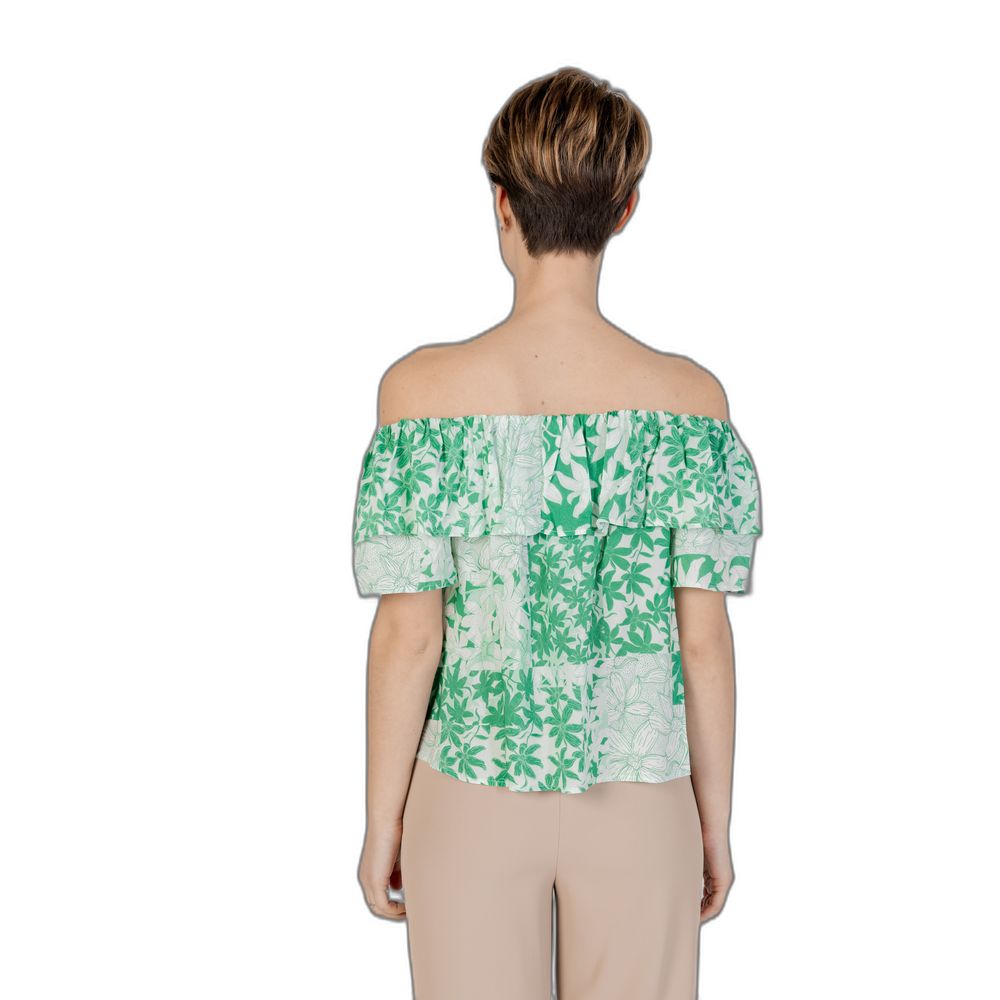 Grüne Viskosebluse