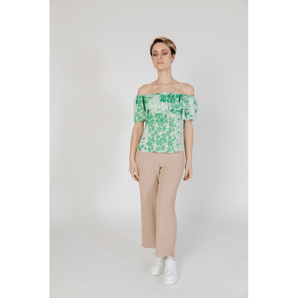 Grüne Viskosebluse