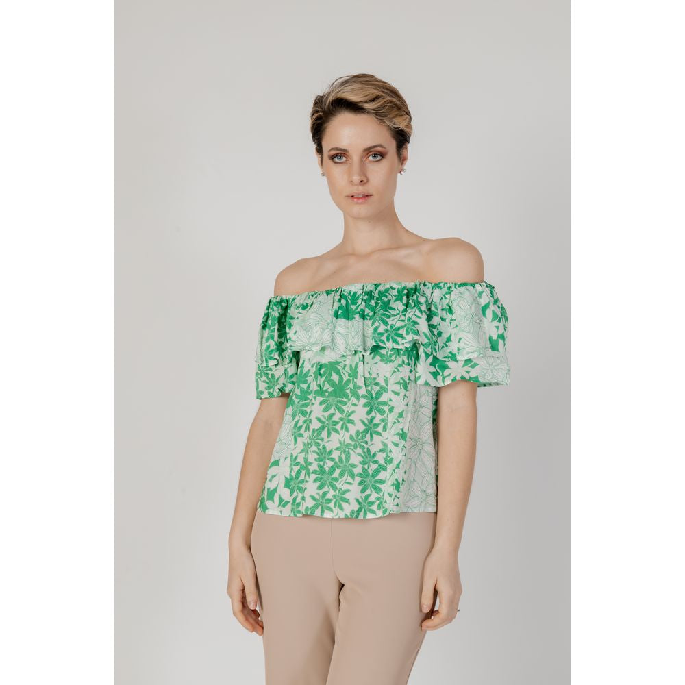 Grüne Viskosebluse