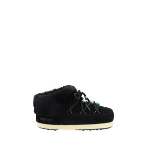Mule Ankle Boots aus Wildleder mit Perlen