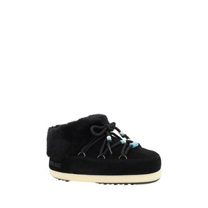 Mule Ankle Boots aus Wildleder mit Perlen