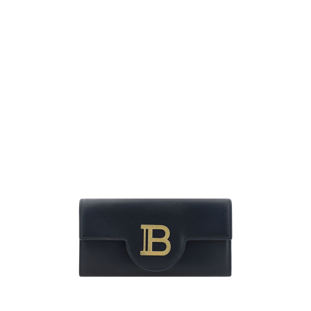 Balmain Black Calf Leather Bos Taurus Wallet