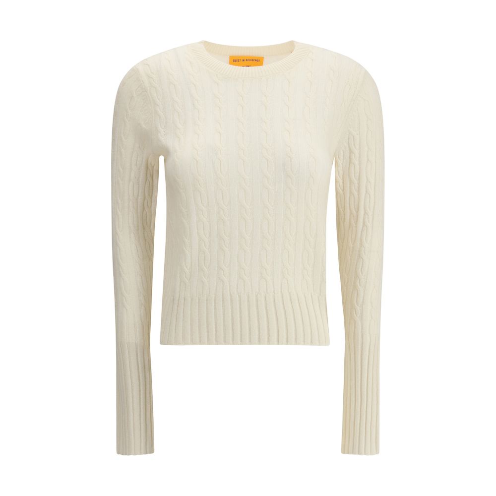 Geflochtener Kaschmirpullover