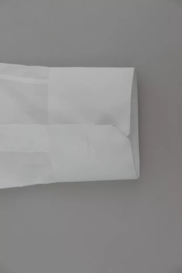 Weißes formelles Baumwolloberteil GOLD Hemd