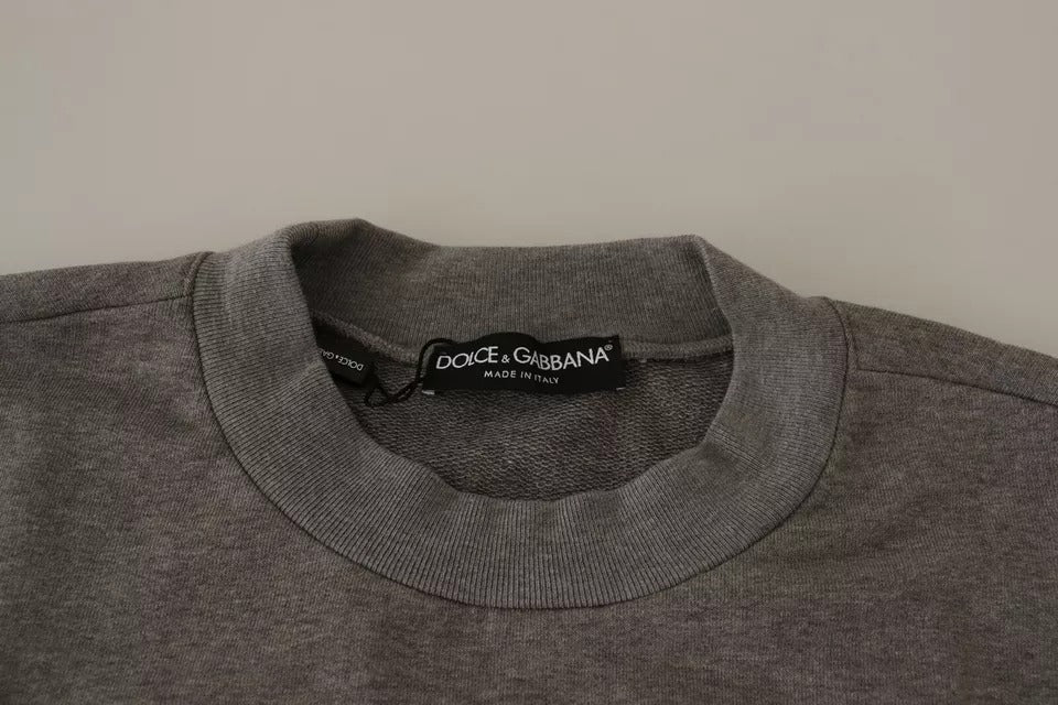 Grauer Pullover aus Baumwolle von Crown King