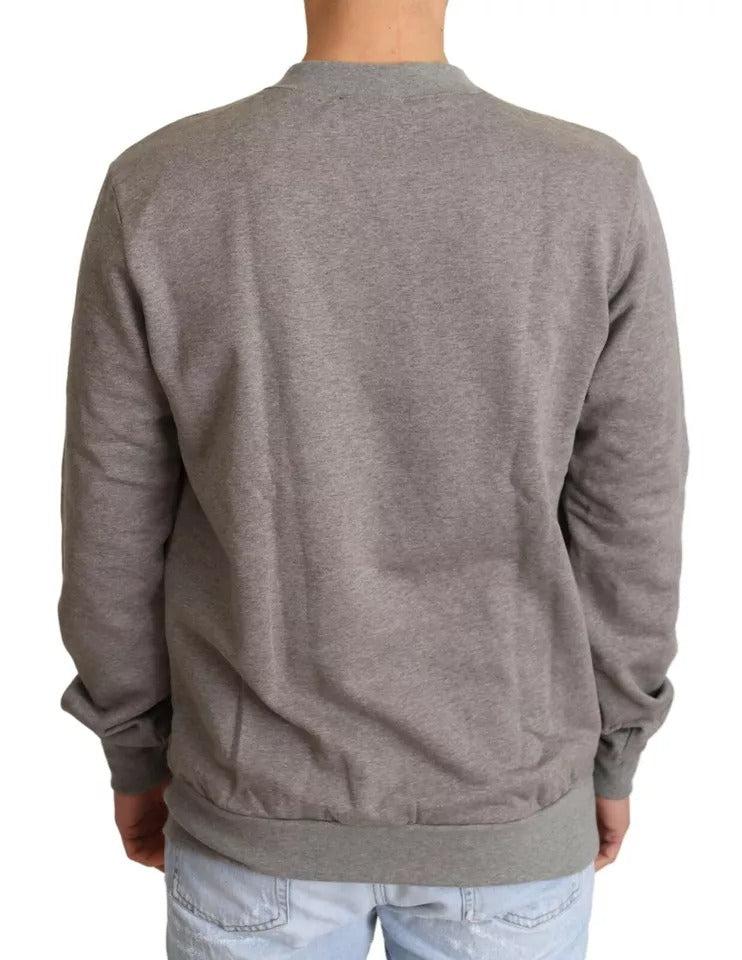 Grauer Pullover aus Baumwolle von Crown King
