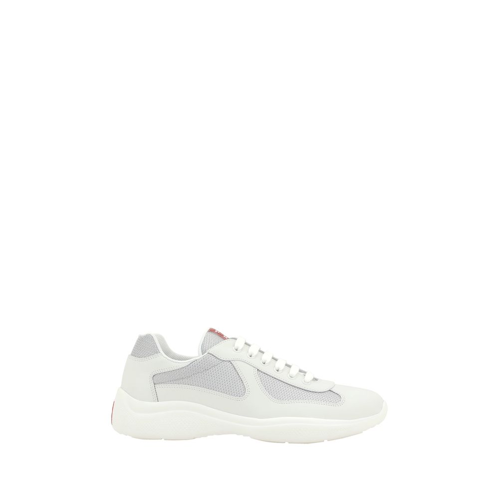 Weiße America's Sneakers aus Leder