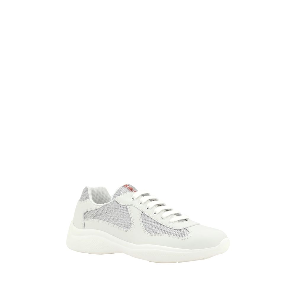 Weiße America's Sneakers aus Leder