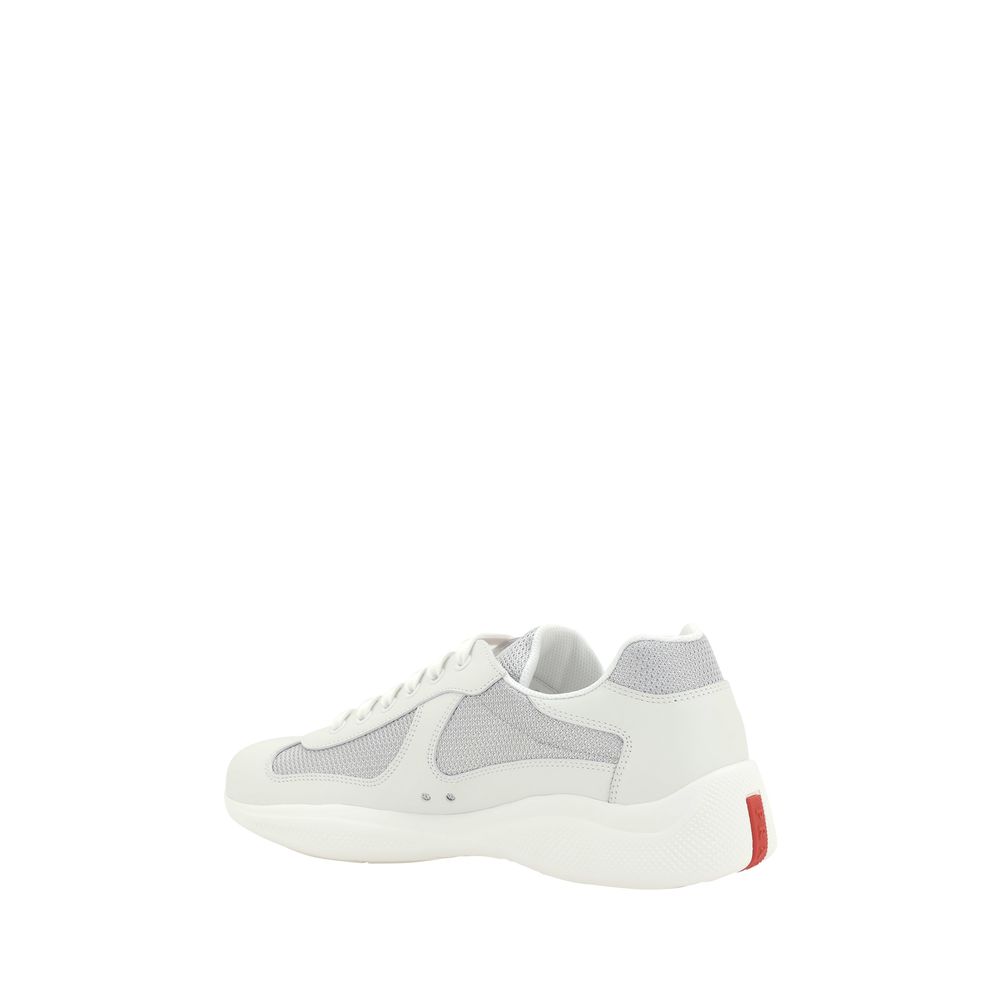 Weiße America's Sneakers aus Leder